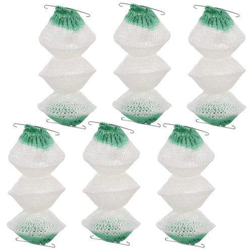 Lnngub 6 Pcs 3-Layer Propane Lantern Mantles Insta-Clip 2#95 Mantles Lantern Mantles Gas Lantern Mantles with 2 Install Clip Accordion Shape Mantles for Gas Lantern Propane Lantern Camping Lantern