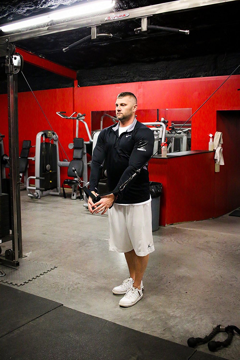 Ignite Fitness Ultra Heavy Duty Elite Exercise Handles with Solid ABS Cores, Comfortable Extra Wide Foam Grips, Seamless O Rings - Perfect Resistance Band Handles for Crossfit and Bodybuilding