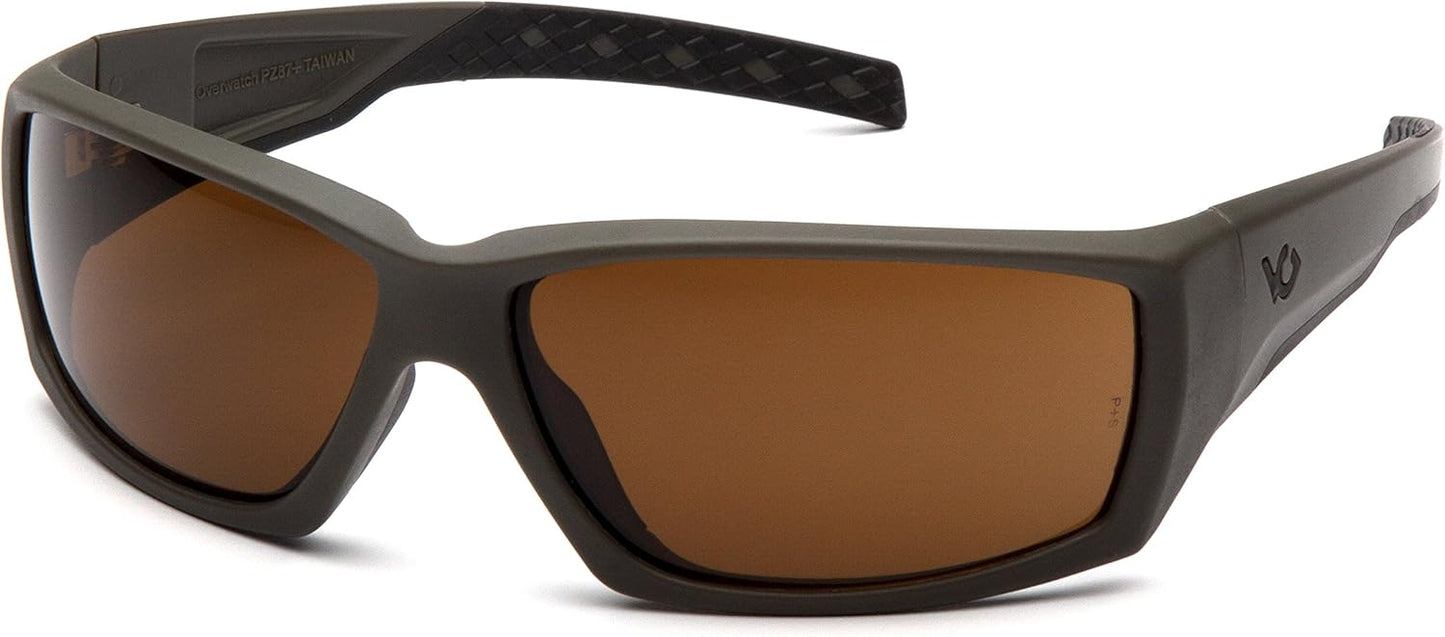 Venture Gear Overwatch Shooting Safety Sunglasses, Forest Gray Anti-Fog Lens