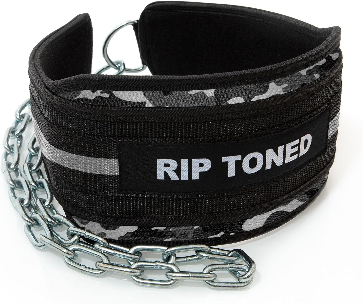 Rip Toned Dip Belt – Weight Lifting Belt with 36" Steel Chain for Dips, Chin Ups & Pullups Heavy Duty | Comfortable Fit | Supports Progressive Overload for Strength & Muscle Gains