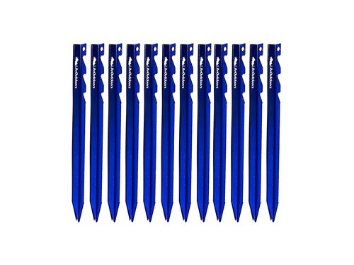 LITEOUTDOORS Ultralight Tent Stakes - 7075 Aluminum Tent Pegs - for Backpacking, Hiking, Camping (Stakes Only)