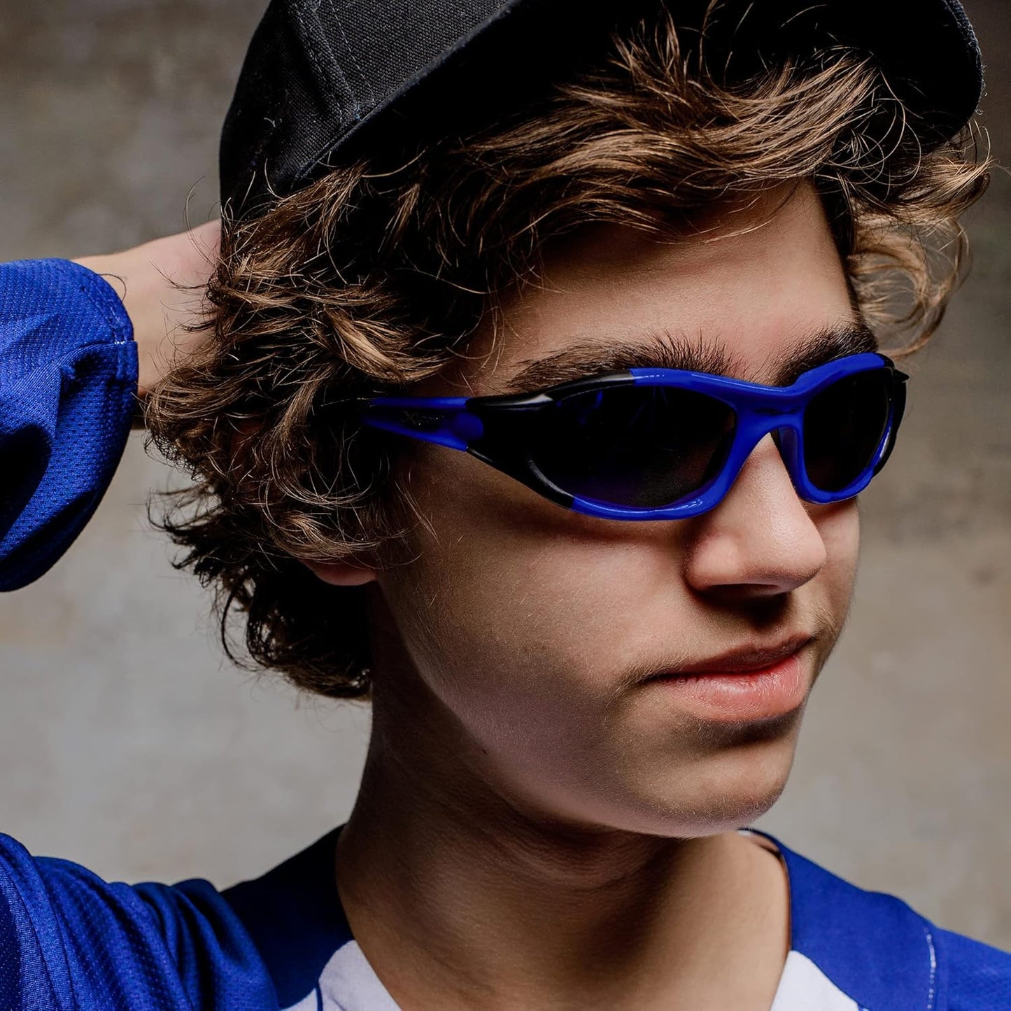 Polarized Youth Sports Sunglasses for Boys & Teens (Ages 8-16) - UV400 Baseball Wraparound