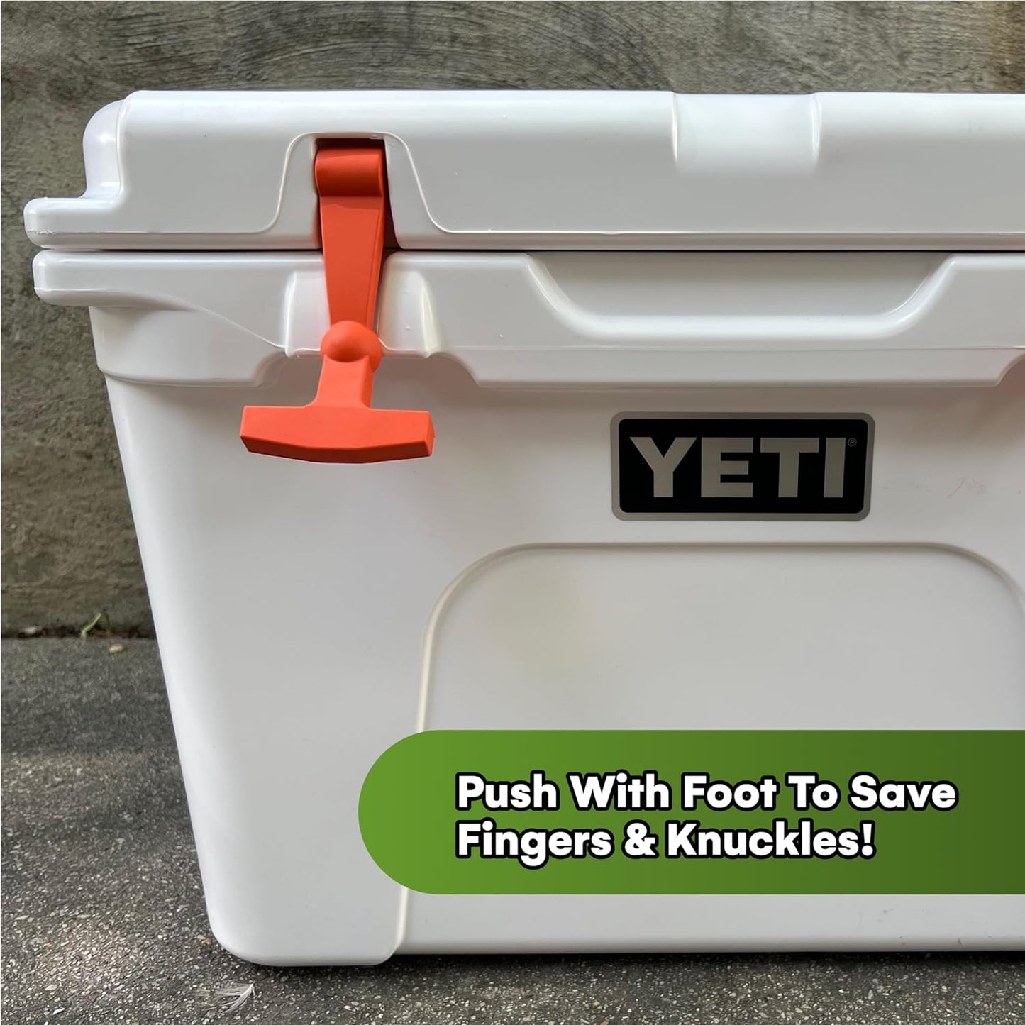 Beast Cooler Accessories 2-Pack Replacement Lid Latches for Yeti and RTIC - Black Rubber, Cooler Latches Replacement for Yeti, RTIC, and More - Hard Handle Grips, 20 Inches