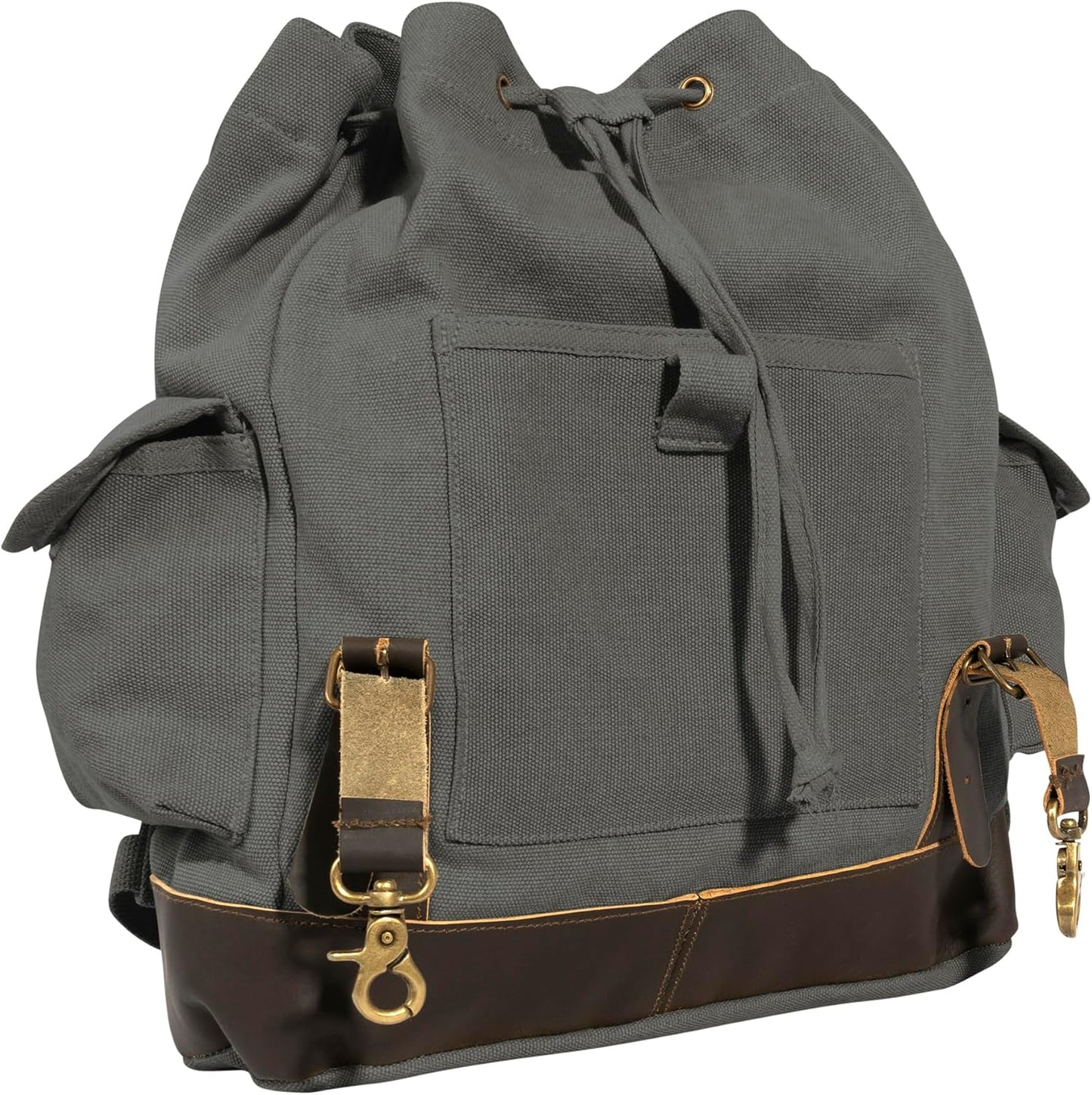 Rothco Vintage Expedition Rucksack - Classic Canvas Backpack for Everyday Adventures