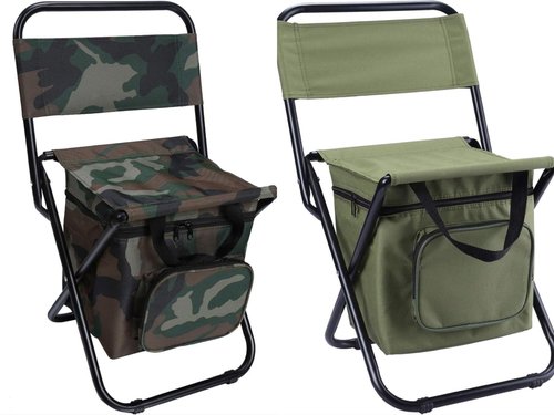 LEADALLWAY Fishing Chair with Cooler Bag
