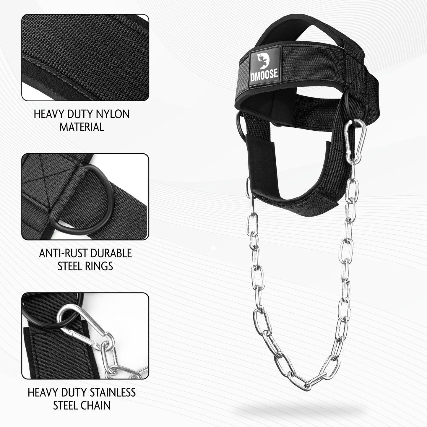 DMoose Ultimate Strength Combo - Neck Harness & Forearm Exerciser