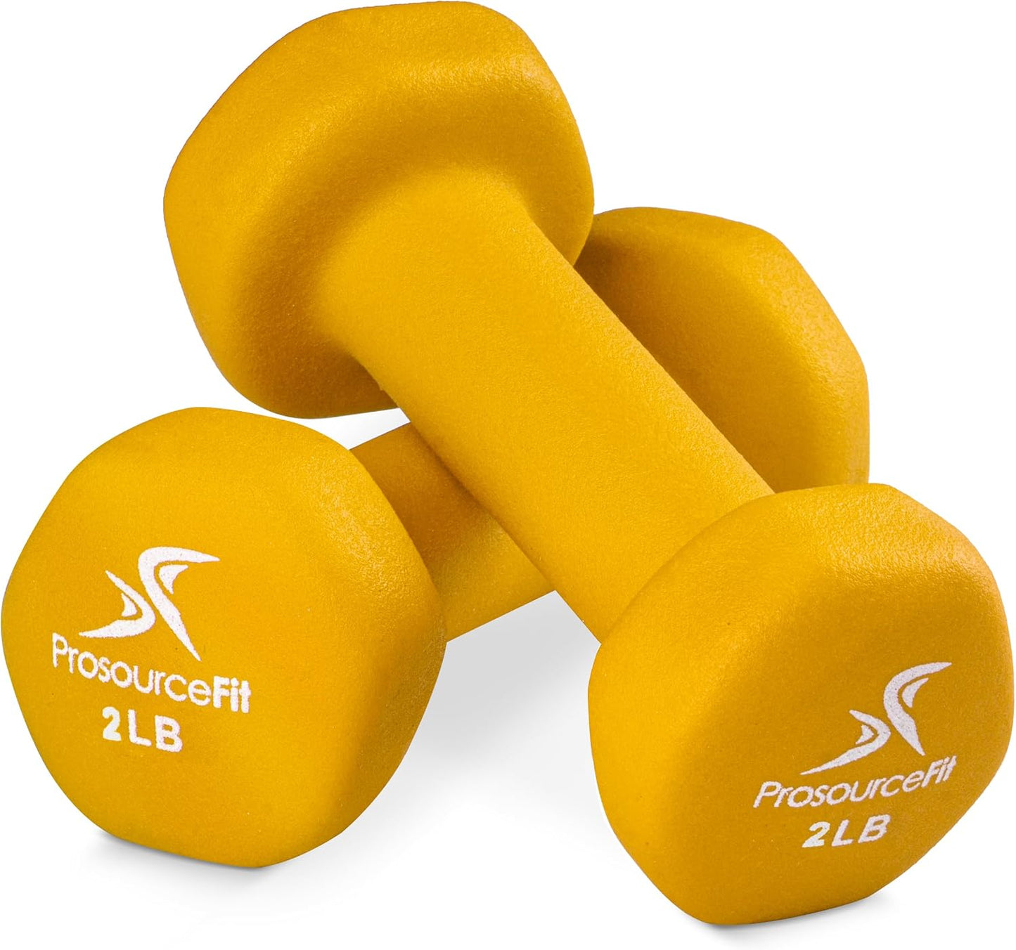 ProsourceFit Neoprene Dumbbell Coated for Non-Slip Grip, 10 lb
