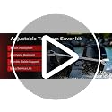 Adjustable Boat Transom Saver 23-35 Inches for Outboard Motors