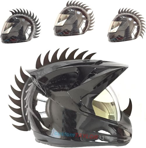 customTAYLOR33 Warhawk/Mohawk Rubber Saw Blade Helmet Accessory Piece (Helmet Not Included)