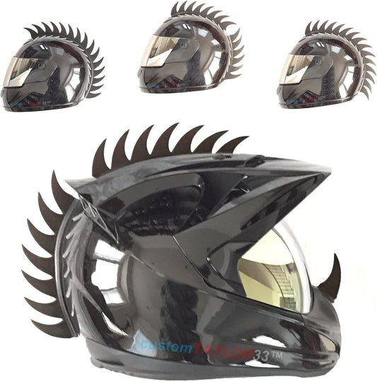 Warhawk/Mohawk Rubber Saw Blade Helmet Accessory - Custom TAYLOR33 (Helmet Not Included)
