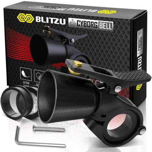 Bike Bell, Aluminum Alloy Classic Bicycle Bells for Adults Kids, 110 dB Loud Crisp Clear Ring Sound, Bike Horn Fit 22.2-31.8 mm Handlebar for Mountain Road Bike Scooter Ebike Black