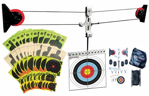 Zip Range Full Kit with 50 Pack Assortment of Paper Shooting Targets