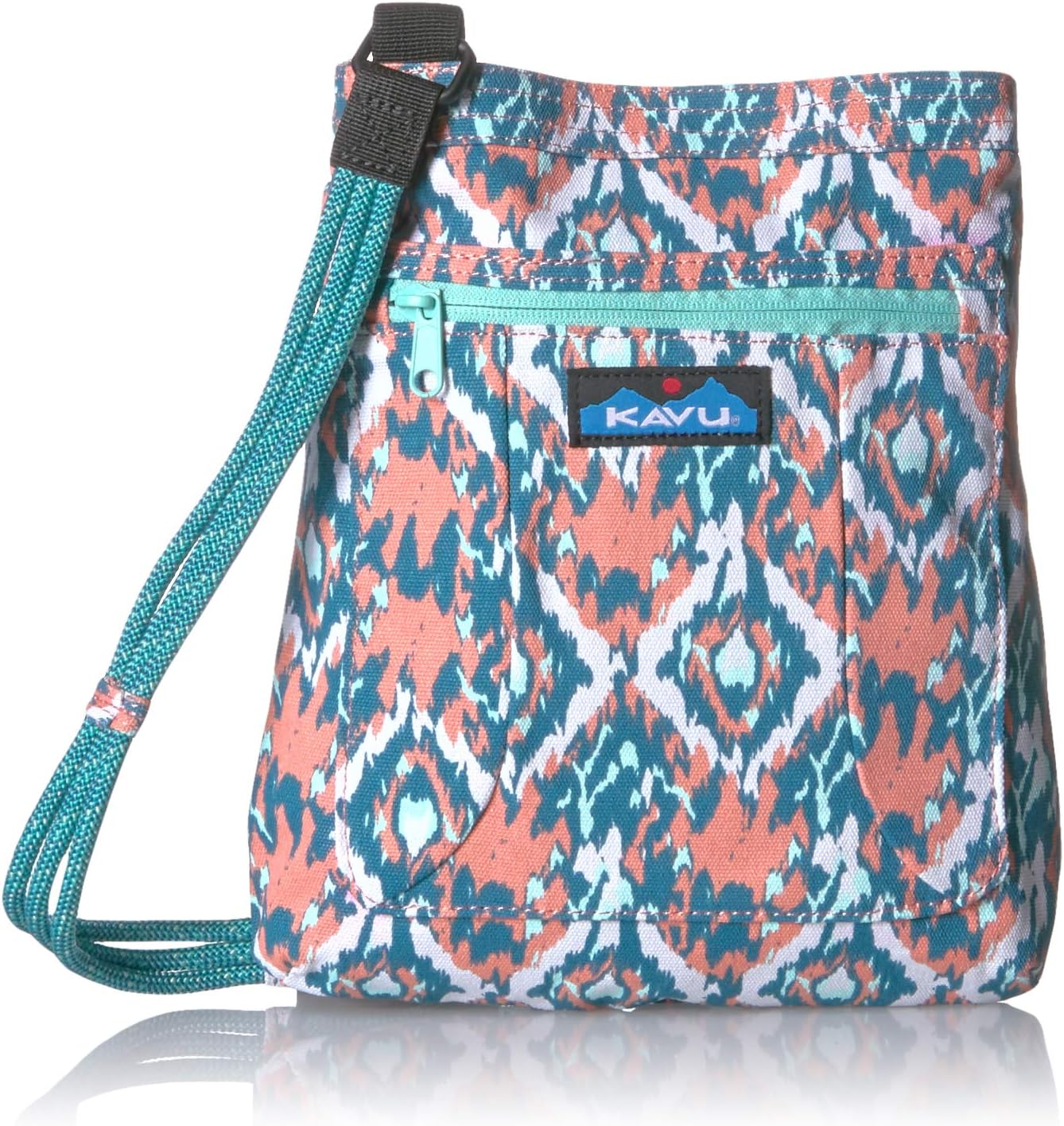 KAVU Keepalong Semi Padded Sling Canvas Rope Crossbody Bag