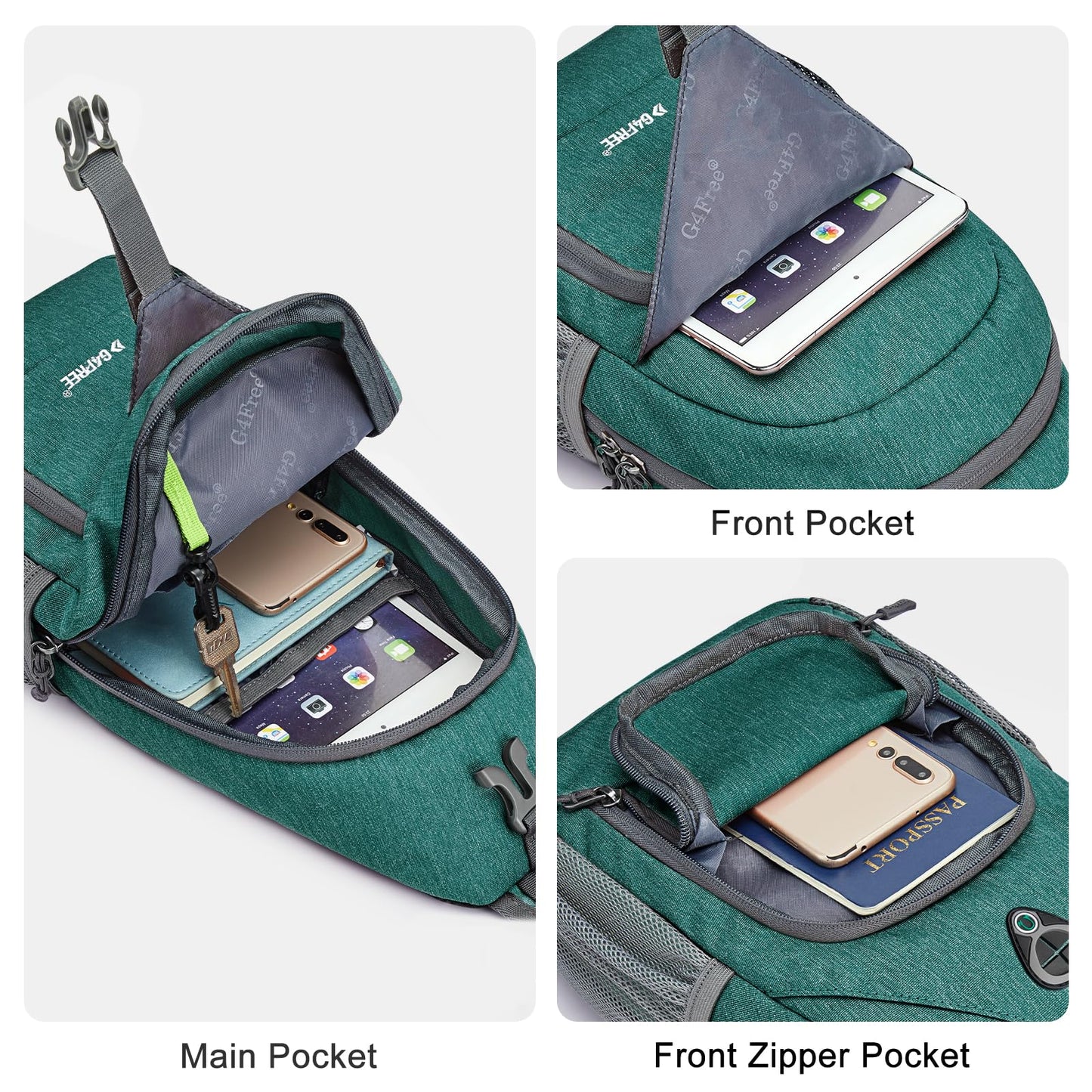 G4Free Sling Backpack, Green