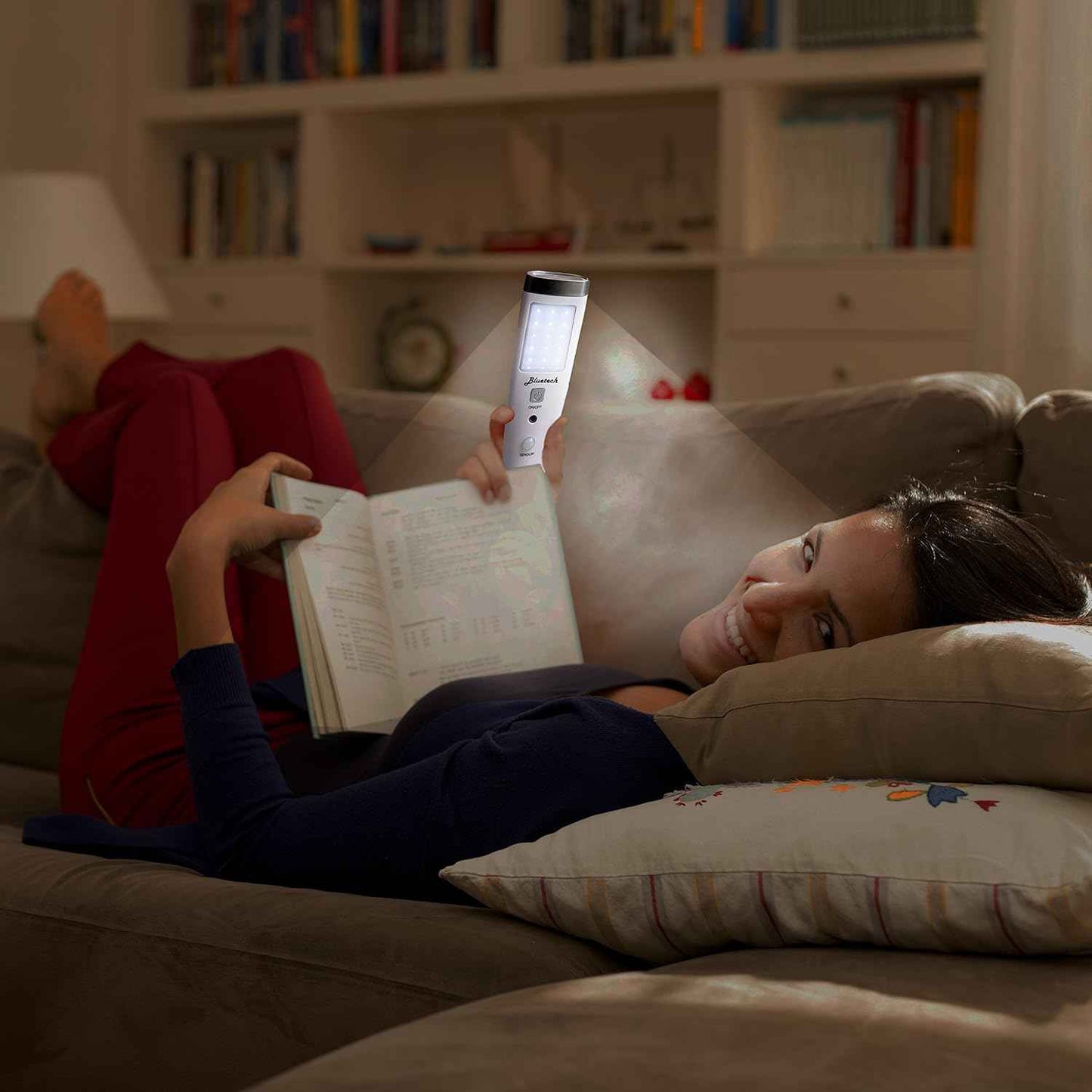 Avalon LED Flashlight Night Light - Portable Emergency Light with Motion Detection, 3 Pack