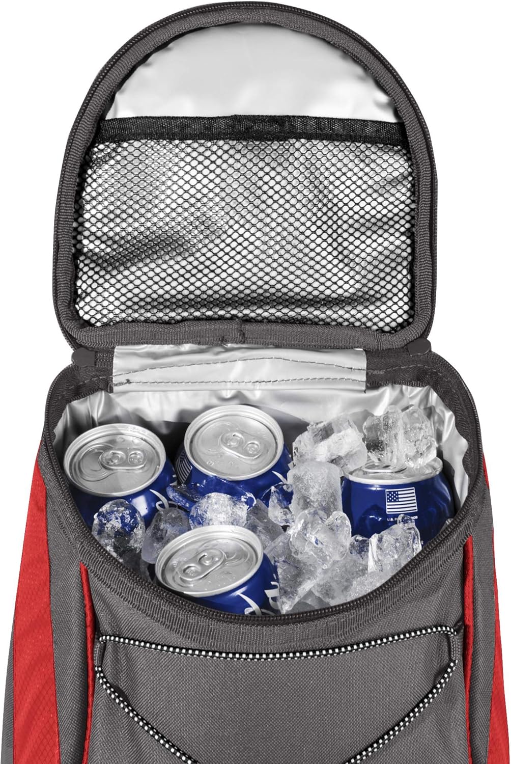 ONIVA - a Picnic Time brand PTX Backpack Cooler, Soft Cooler Backpack, Insulated Lunch Bag, (Black with Gray Accents)