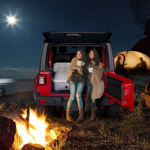 Sokeface 10inch Ultra Thick SUV Air Mattress Camping Bed with Built in Pump for 2 Persons