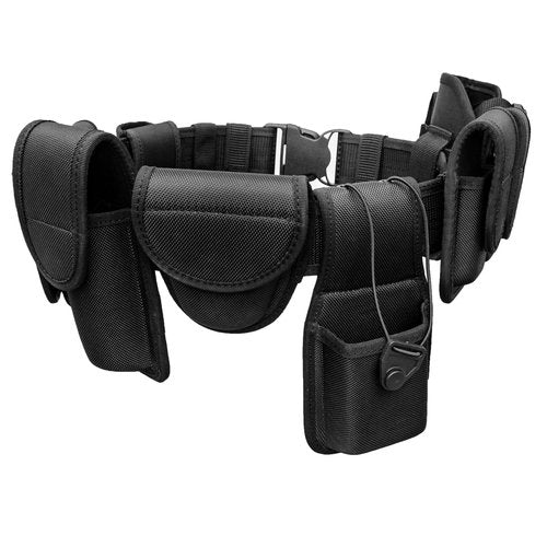 ZGJINLONG 10 in 1 Duty Belt Rig police Molded Pouches Kit Tactical Utility Security Guard Belt Modular Law Enforcement Military Equipment Belt 4 pack Belt Keeper