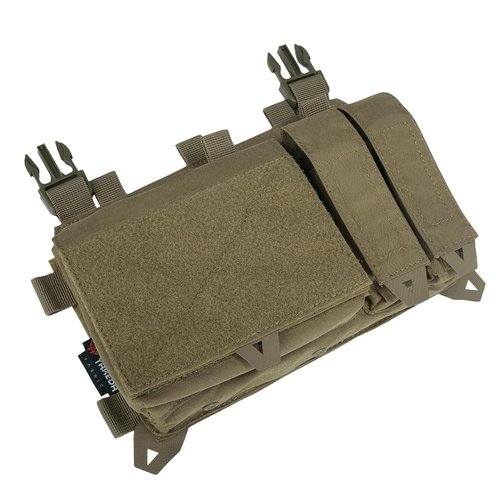 BOMTURN Mag Pouch 5.56/7.62/5.45 Quick Release Magazine Holder Insert with Utility Pouch Tactical Placard for AK/AR Men