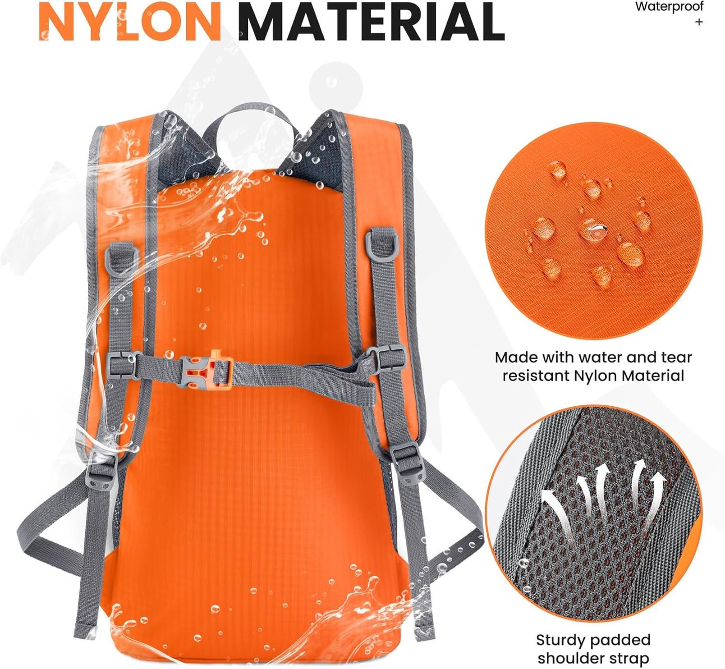 Venture Pal 35L Ultralight Lightweight Packable Foldable Travel Camping Hiking Outdoor Sports Backpack Daypack