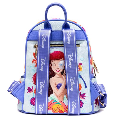 Wondapop The Little Mermaid - Ariel 11" Vegan Leather Fashion Mini Backpack