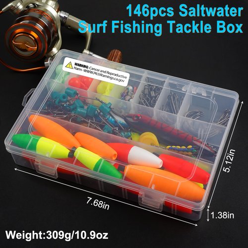 OROOTL Catfishing Tackle Making Kit, 146pcs Catfish Rig Accessories with Catfish Floats Catfish Hooks Swivels Fishing Bells Swivels Bobber Stoppers Catfishing Tackle Equipment