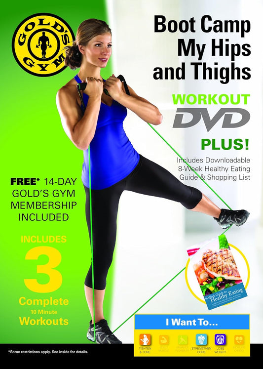 Gold's Gym Boot Camp My HIPS and Thighs Workout DVD