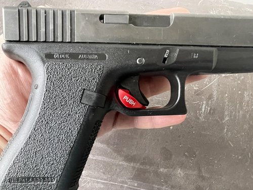 Billman Ꙙrsenal Ltd Trigger Safety Block Made of Aluminium for Gen 3-5 Right Handed Compatible with Post 98 Glock Pistols.