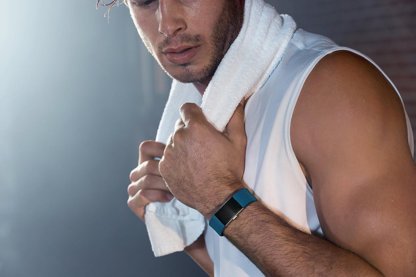 Fitbit Charge 2 Heart Rate + Fitness Wristband, Black, Large (US Version), 1 Count