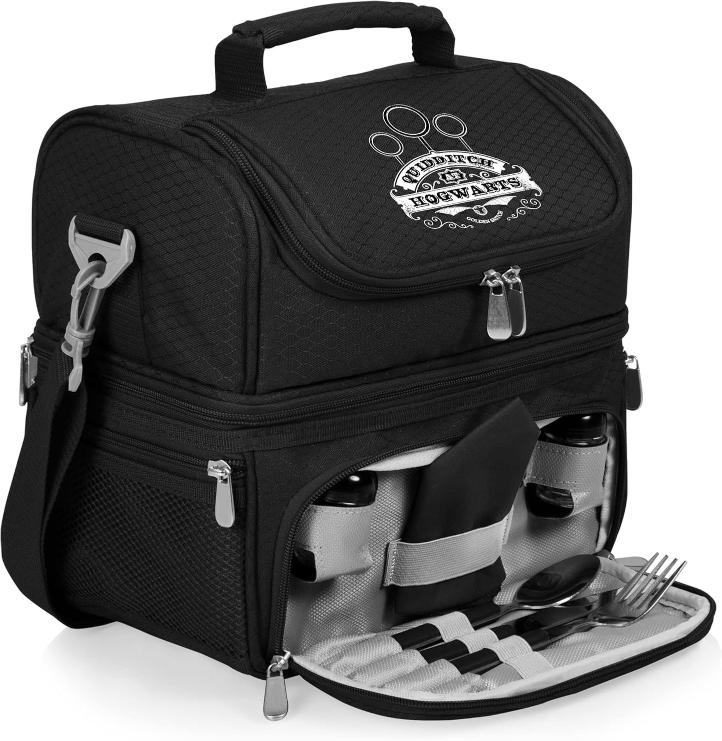 PICNIC TIME Coca-Cola Enjoy Coke Pranzo Lunch Bag, Insulated Lunch Box with Utensil Set, Lunch Cooler Bag, (Red)