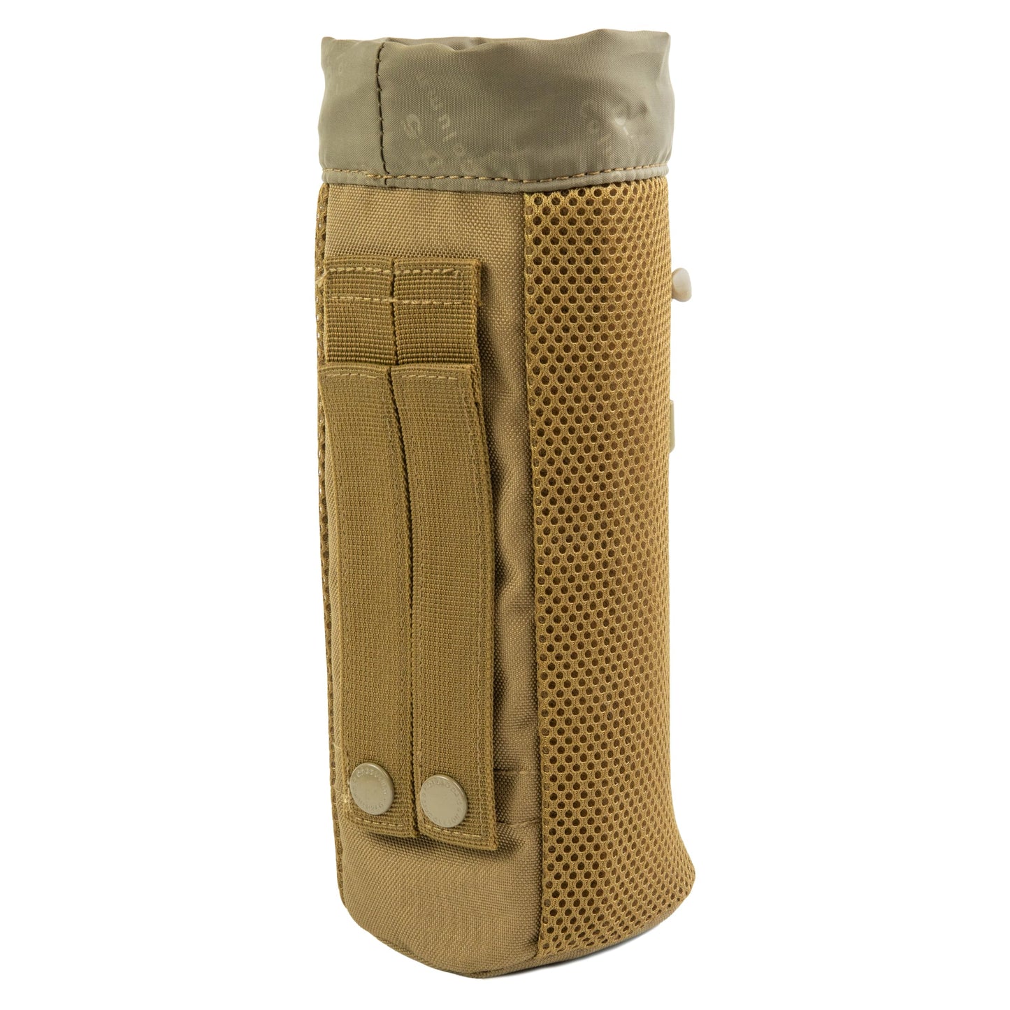 GGYCOB Water Bottle Holder Tactical Pack Molle System Travel Bag Hydration Carrier with Drawstring Open Top Nylon Waterproof (Wolf Brown)