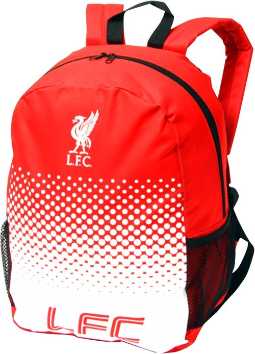 Liverpool FC Official Fade Crest Design Backpack (One Size) (Red/White)