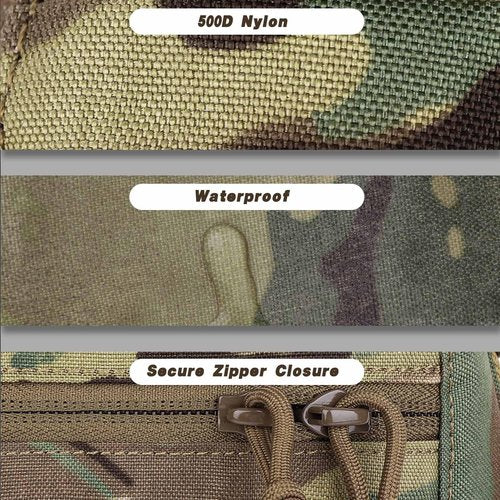 Gp Pouch, General Purpose Admin Pouches Small Utility EDC Pouch Bag for Tactical Belt and Molle Vest as Expanded Storage Bag