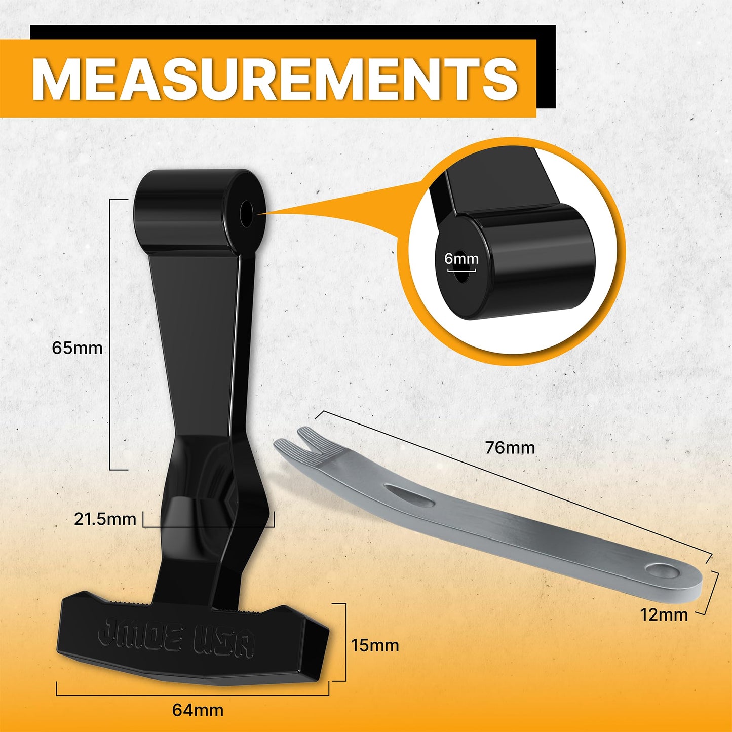 Jmoe USA Upgraded Cooler Latches Replacement | Fits RTIC & Yeti Coolers | Tough Durable Rubber Material | 2-Pack | Fits Tundra, Roadie, Haul, Silo, 52 qt Ultra-Light, and More | Includes Metal Pry Bar