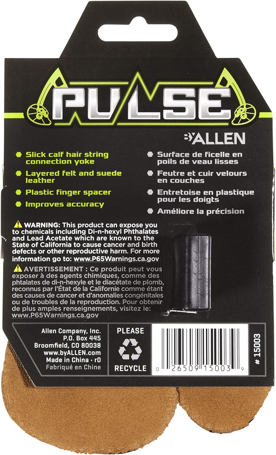 Allen Premium No Pinch Shooting Tab