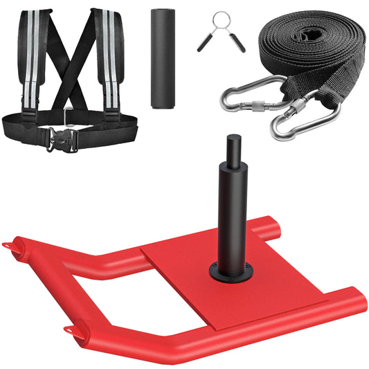 2025 Upgrade Weight Sled for Training - Heavy Duty Football Sled for Lineman, Sled Pull Workouts, Speed & Strength Training, Football Blocking Sled, Running Sled for Athletes, Weighted Sled for Outdoor & Indoor Workouts
