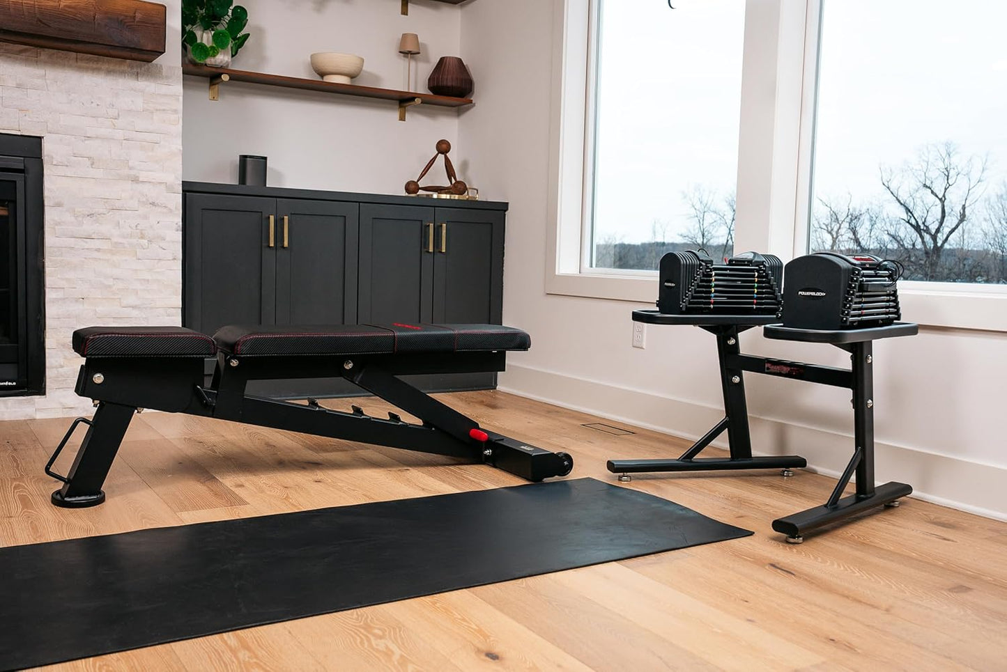PowerBlock PowerMax Stand – Dumbbell Rack & Weight Rack, Use with Weights up to 90 Pounds, Durable Steel Construction, Home Gym Strength Training, Innovative Workout Equipment