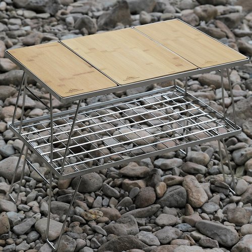 camping moon IGT Top Board Bridge Table Bamboo Center Plate CK-P25