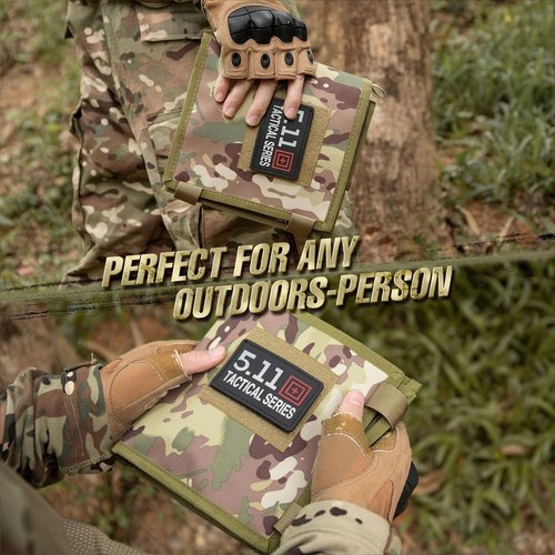 KOSIBATE Map Case, Military Map Protector, Water-resistant Map Pouch Holder for Outdoors or Hiking