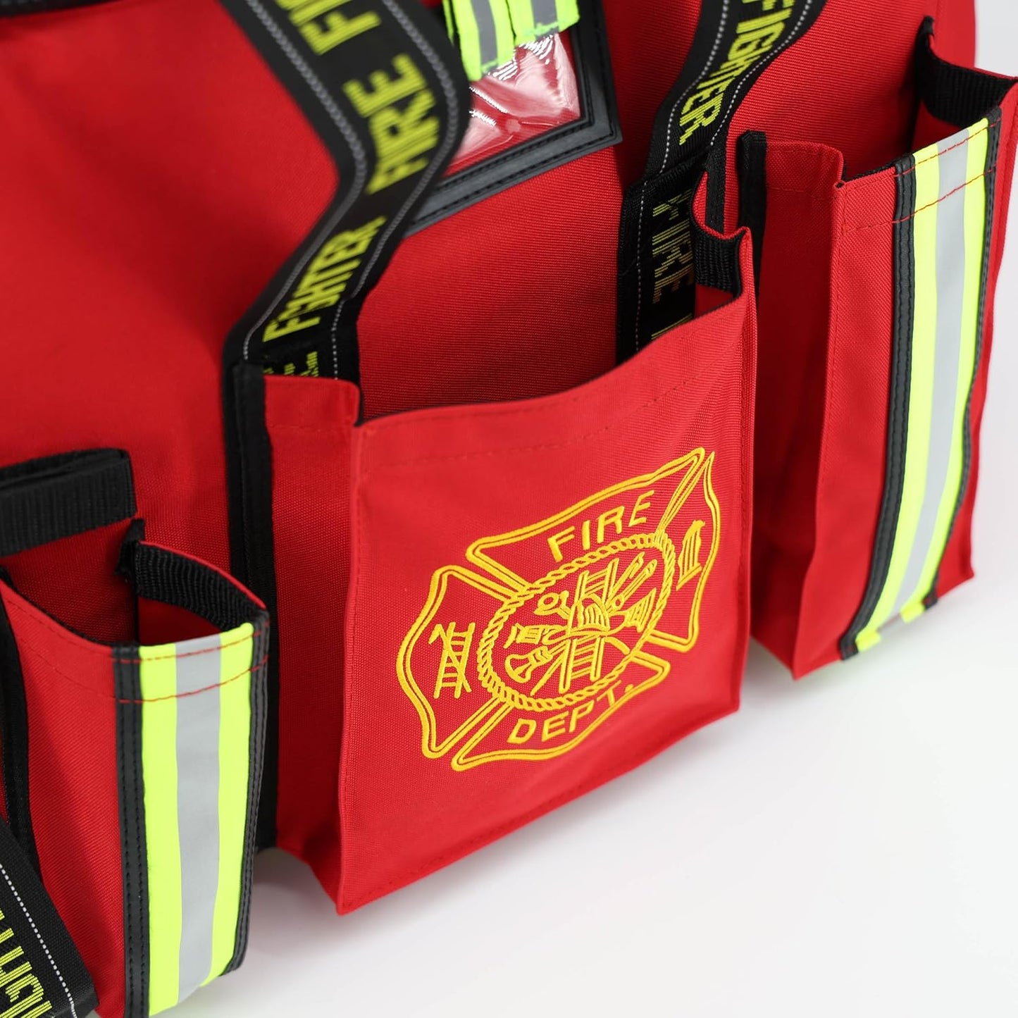 Lightning X Products Premium XL Step-In Turnout Gear Bag With Shoulder Strap & Front Pockets - Red