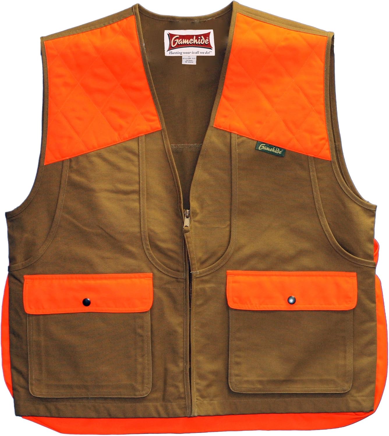 Upland Front Loading Vest for Adults - Gamehide 3-Season Hunting Gear