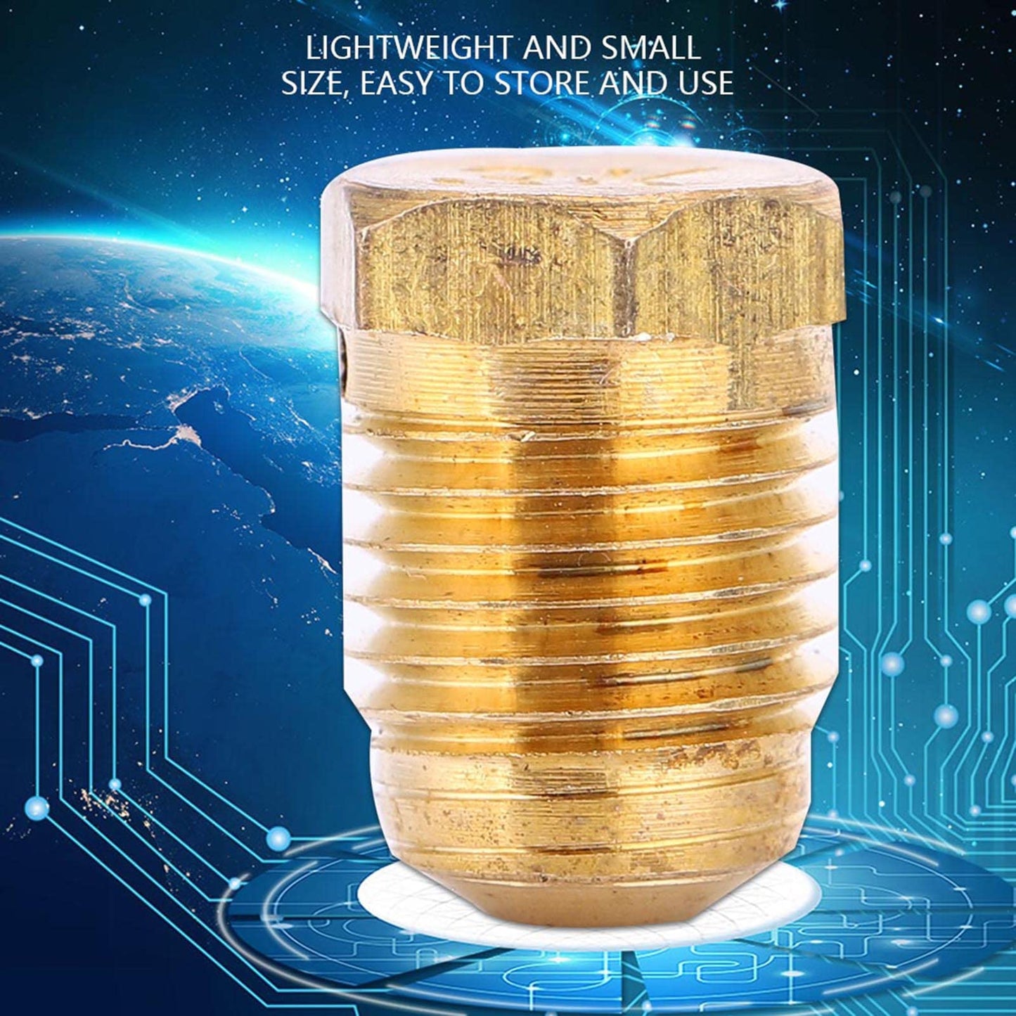 Generic 3PCS 3K 3/8 24UNF 3000psi Copper Burst Disk Tank Regulator Valve for CO2 Paintball Tank (3K), Generichwdgxnpfrg-01