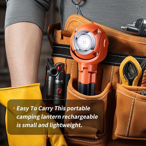 Rechargeable LED Camping Lights with 6 Modes - Portable Battery Lantern for Outdoor, Hiking, Fishing, Cycling
