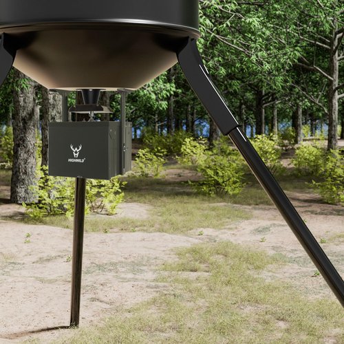Highwild 6-Volt Deer Feeder Replacement Funnel - 1.5" Drop Metal Funnel for Game Feeder