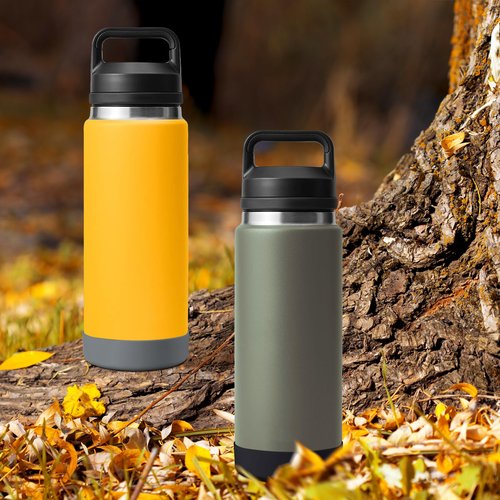 UBEEKOO Water Bottle Boot, Compatible with Owala, Yeti, for Stanley Water Bottle Accessories, Sleeve Cover for Owala FreeSip 32oz, Yeti 26oz,Anti-Slip Silicone for Stanley 36oz Accessory,White
