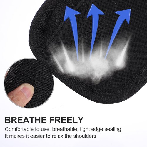 Yardenfun 2pcs Shoulder Strap Pad Lightweight Cushion for Backpack and Shoulder Bags Easy Installation Provides Pressure Relief for Comfortable Carrying for Long Hikes and Daily Use