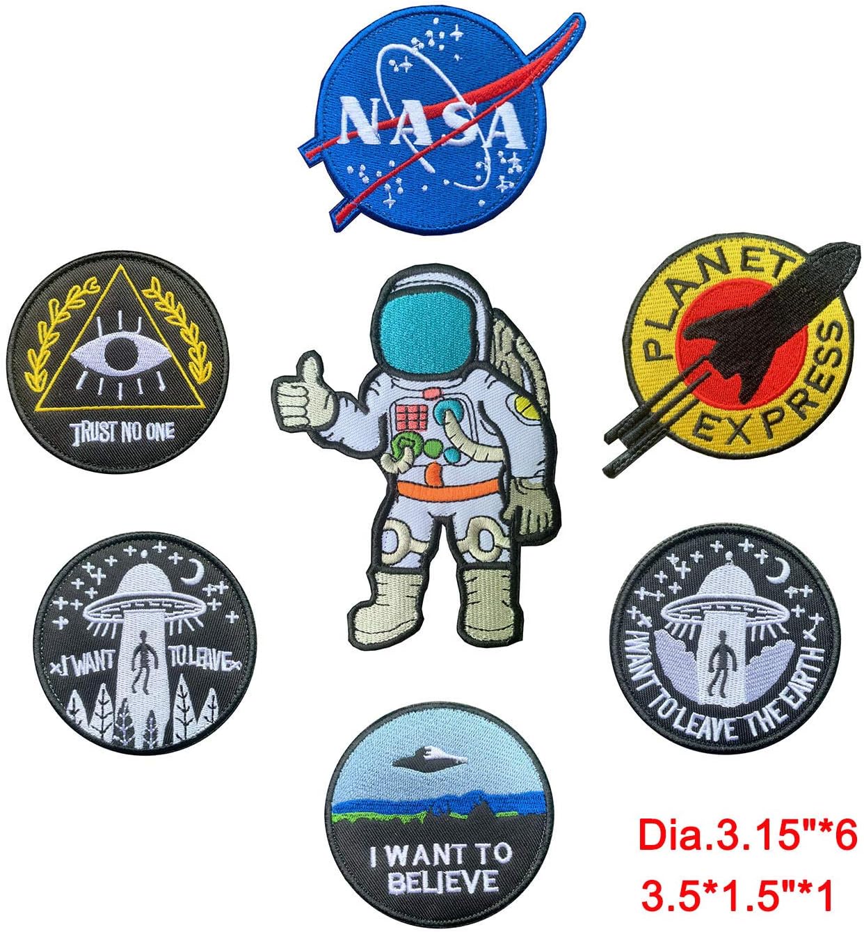 Antrix 6 PCS Tactical Joshua 1:9 Bible Verse 210 Have I NOT COMMANDED You Patch Hook and Loop Fastener Joshua 1:9 Be Strong and Courageous Emblem Badge Patch -4"*2.25"