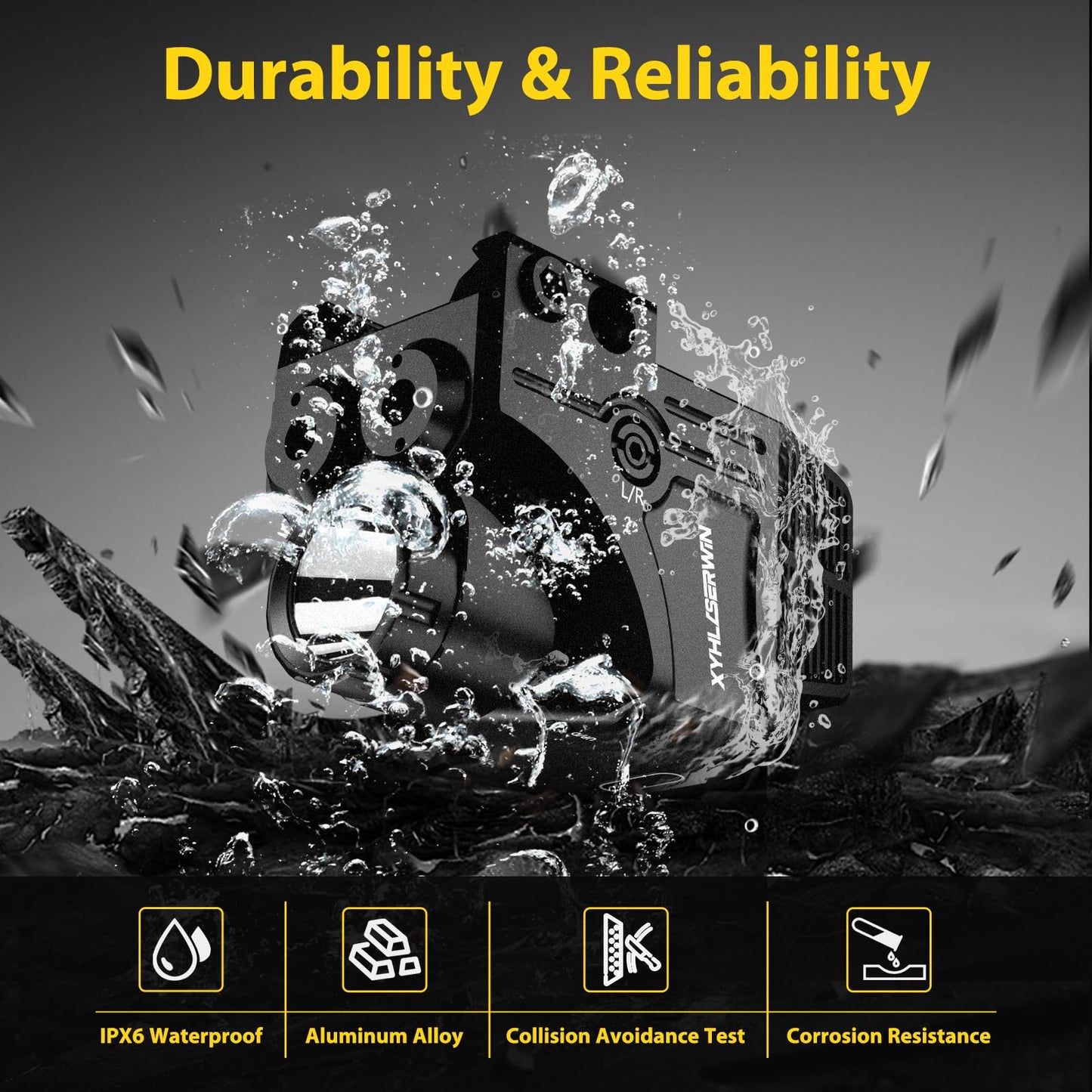 600/200 Lumens Adjustable Tactical Flashlight with Green Dot/Green Circle Laser Sight Combo, Pistol Laser Light with Strobe/Constant Light Modes,USBC Rechargeable,Fits Standard Picatinny & Glock Rails