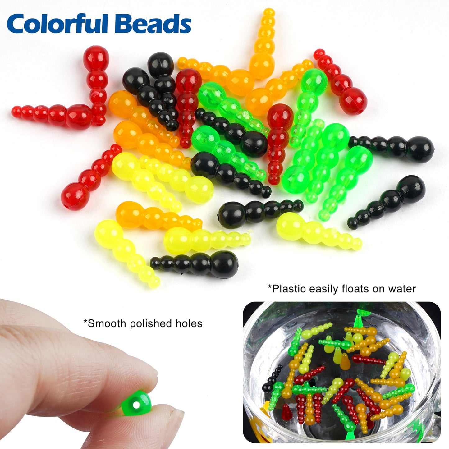 Fishing Lure Making Kit 165pcs DIY Spinner Bait Making Kit Includes Colorado Blades Hooks Stacked Fishing Beads for Fishing Rigs Walleye Rigs Trolling Rigs Crawler Harness Trout Bass Salmon