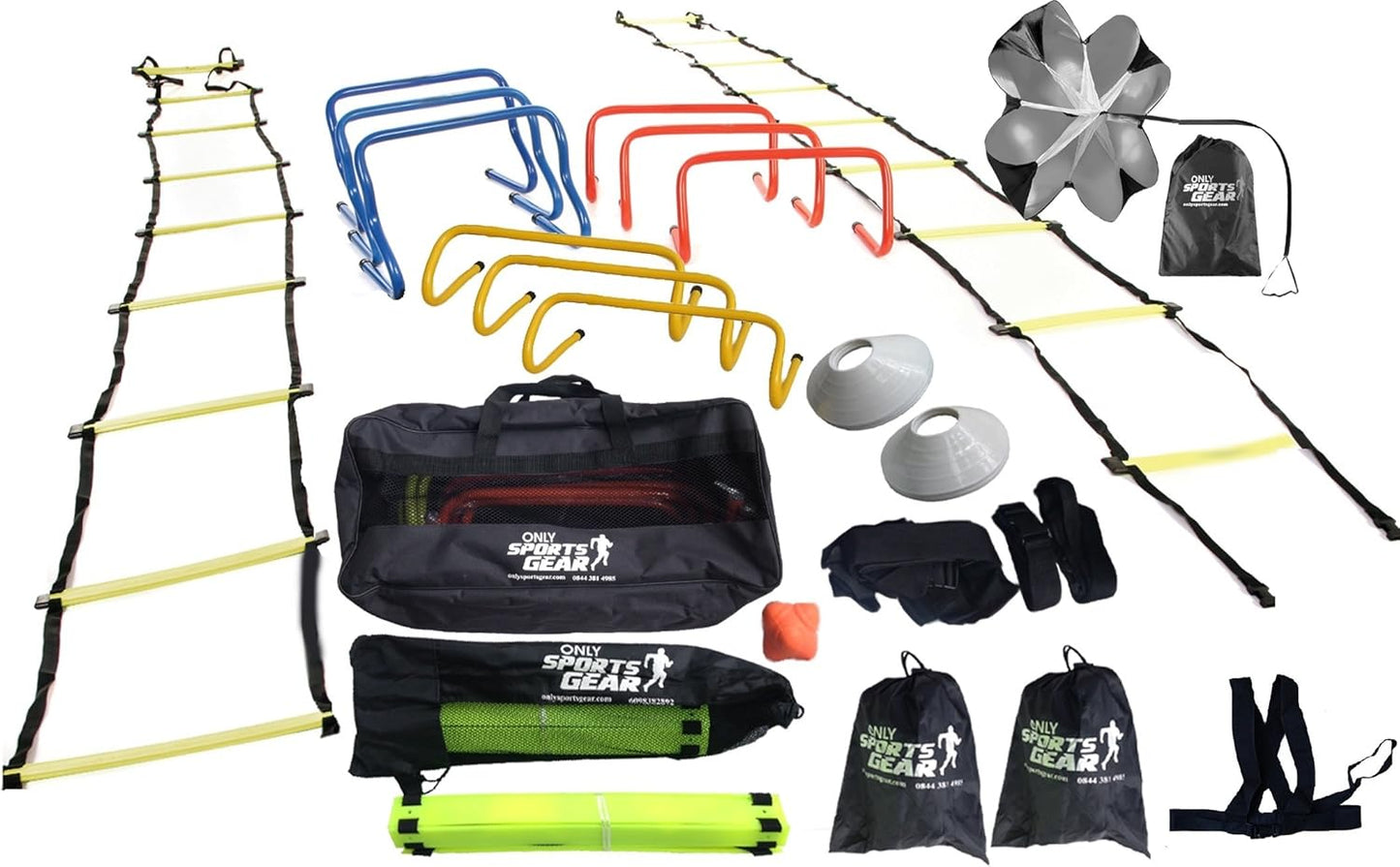 Speed & Agility Training Kit Combo Set - Sports Fitness Equipment for Enhanced Performance